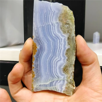 100% Natūralus Mėlynos Spalvos Nėrinių Agatas Kristalai Skiltelės Neapdorotų Žaliavų Mineralinių Pavyzdys Akmenys Brangių Brangakmenių Dvasinio Dekoras, Kambario Dizainas
