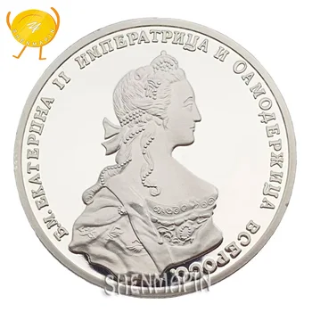 1741 Jekaterina II Rusijos Progines monetas, Catherine Didelis Iššūkis Monetos Rublis Monetos Rusijos Sidabro Monetų Kolekcionieriams