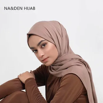 1PCS Grynas mini klostytas šifono kietas skara foulard Musulmonų echarpe aukštos kokybės moterų skara hijabs bandana 19 spalvas