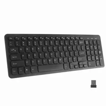 2.4 G Belaidė Klaviatūra Ultra-Plonas Nešiojamas Kompiuteris, Mechaninė Keybord 