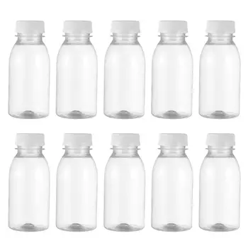 20Pcs Skaidraus Plastiko Pieno Saugojimo Butelių Gėrimų Gėrimo Butelių, Aišku, Pieno Butelių Pieno Saugojimo Konteineris