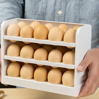 30 Tinklai Kiaušinių Laikymo Dėžutė Kiaušinių Dėklas Konteineriai Virtuvės Šaldytuvas Kiaušiniai Skaidrus Balionėlis Sandariai Šviežių Išsaugojimas