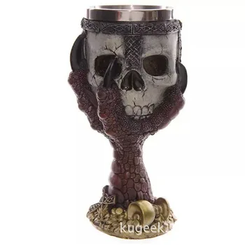 3D kaukolė puodelis halloween carnival 