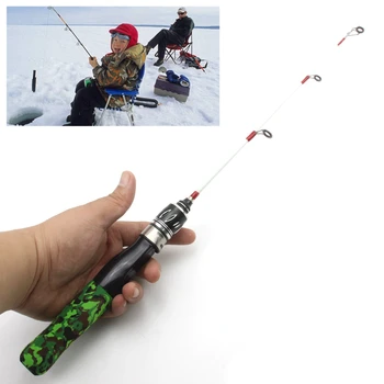 48cm 58cm 68cm Ultra-light Ledo Žvejybos Polių 56g Ledo meškere Žiemos Žvejybos Liejimo RodOutdoor sporto Žvejybos Reikmenys ledo lazdele
