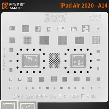 Amaoe IPad Air2020 A14CPU Aukštos Kokybės Chip BGA Reballing Trafaretas Rinkiniai Rinkinį Lydmetalis Iphone remontas