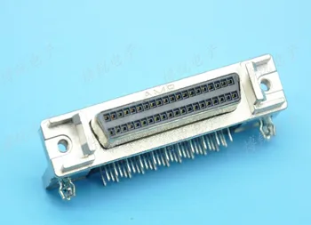 AMP TYCO SCSI jungtis 50PIN kreivų kojų praeiti Modelis : 787266-5 HDB 50p
