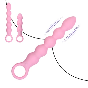 Analinis Granulės Vibratoriai 10 Greičio Sekso Žaislai Moteris Vyrai Suaugusieji G Spot Makšties Analinis Vibratorius Klitorio Butt Plug Prostatos Stimuliatorius