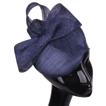 Aukštos Kokybės 4-Layer Vestuvių Fascinators Skrybėlę Elegantiškas Womrn Elegantiškos Skrybėlės Ponios Plaukų Aksesuarai Su Laivapriekio Vinjetė Gražus Skrybėlės