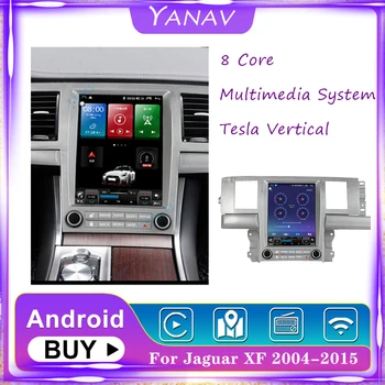Automobilio Radijo Garso Android 2 Din Stereo Imtuvas Jaguar XF 2004-2015 GPS navigacija, Vaizdo Multimedia MP3 Grotuvas Vertikalus Ekranas