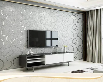 Beibehang Modernus minimalistinio TV foną, sienos tapetai storio deerskin kašmyras Miegamojo kambarį neaustinių 3D tapetai roll