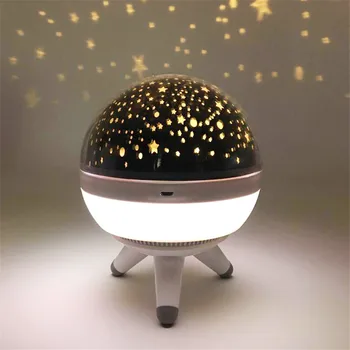 Brelong Led Nakties Šviesos Sukasi Projektorius Nugara Žvaigždėtas Dangus Star Master Vaikams, Vaikams, Kūdikių Miego Romantiška Led USB Projektoriaus Lempa