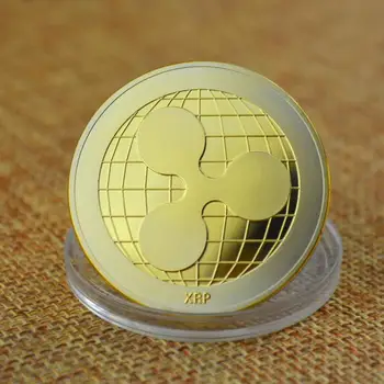 BTC XRP Aukso/Sidabro Padengtą Ripple Atminimo Turas Kolektoriai Monetos XRP Monetas