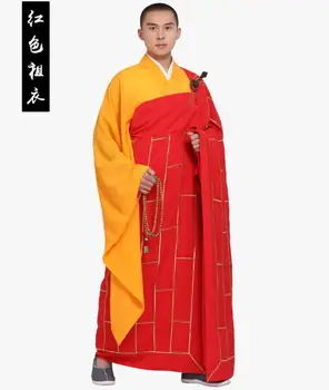 Budistų Vienuolis, chalatai Cassock Protėvių drabužių Kinijos Abatas Zen Meditacija Aukso Siuvinėjimo Tradicijos