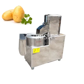bulvių valymo ir Šveitimo mašina Šakniastiebiai daržovių plovimo Pjovimo, Pjaustymo staklės