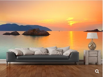 Custom gamtinio kraštovaizdžio tapetai,Saulėtekio virš jūros,3D foto freskos už kambarį fone miegamojo, virtuvės papel de parede