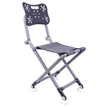 Daugiafunkcinis sulankstomas žvejybos kėdės, reguliuojamas atlošas, keturių kojų reguliuojamo aliuminio lydinio žvejybos kėdės, žvejybos kėdė