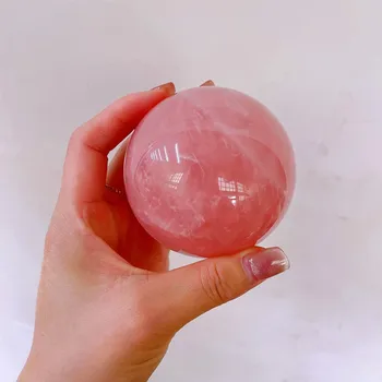 Didmeninė Aukštos kokybės crystal healing akmens kristalai srityje gamtos liaudies amatų rose kvarco kamuolys