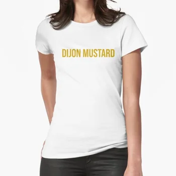 Dijon Garstyčių T-Shirt Spausdinti Viršų
