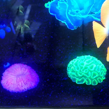 Dirbtinis Akvariumas Netikrą Koralų Sawgrass Augalų Povandeninį Vandens Ornamentu Akvariumo Apdaila kraštovaizdžio Aksesuaras Augalai