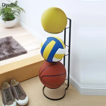DyuIhr Modernus paprastumas kūrybos krepšinio stalčiuko patalpų nuimamas tinklinis, futbolas saugojimo display rack namų dekoro