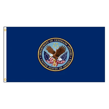 FLAGDOM 3X5Fts 90X150cm Amerikos, JAV, Jungtinių amerikos valstijų Vėliava Veteranų Reikalų Departamentas