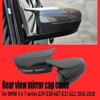 Galinio vaizdo Veidrodis Cap Horn Aukštos Kokybės 1pair Veidrodis Kepurės M Stiliaus Veidrodis Padengti BMW 5 6 7 Serijos G39 G38 G11 G12 2016-2018