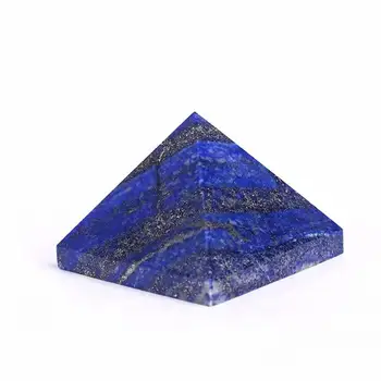Gamtos lazuritas piramidės kvarco kristalų, mineralų, brangakmenių reiki apdailos feng shui amatai