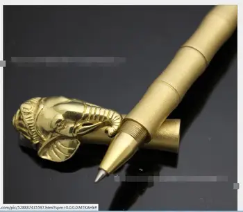 Grynas Varis Žalvaris Namų Dekoracijas Dramblys ilgai 150mm žalvario pen Didmeninės