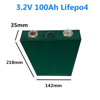 GTK Įkrovimo 3.2 V 100Ah LiFePO4 Baterija 3C išleidimo 12V 24V 48V 100Ah 200ah batttery pack 