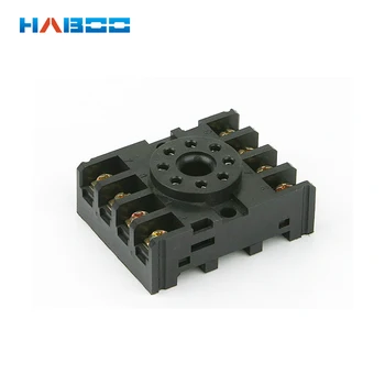 HABOO gamykloje tiesiogiai 10vnt/daug jungiklis, kištukinis lizdas, PCB MINI Relės lizdas (PF083A) 8 pin relės lizdas 10F-2Z-C1 lizdas HH52P