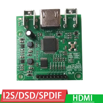 HDMI atskiras gavyba skaitmeninio garso signalo I2S DSD SPDIF modulis dekoderis garso grotuvą, stiprintuvą