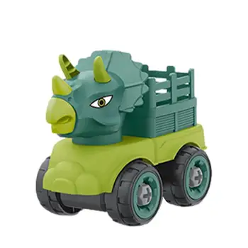 Išnarstyti Dinozaurų Sunkvežimių Žaislai Dinozaurų Automobilių Žaislas Su Atsuktuvu KAMIENINIŲ Mokymosi Interaktyvus Sensorinis Žaislai Dinozaurų Šalis Gimtadienis