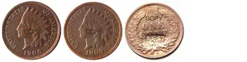 JAV 1908S 1909S Indijos Centų Vario Monetos Kopija