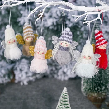 Kalėdų Medžio Pakabukas Papuošalai Naujųjų Metų Dovanos Kalėdų Angelas Lėlės Kalėdų Dekoracija Namuose Gimdymo Noel Deco