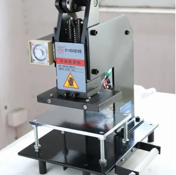 Karšto Folija Štampavimo Machine100x150mm Odos ir Popieriaus Karšto Štampavimo Mašina