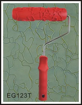 Kreko Modelis Guminiu Voleliu Reljefinės Tekstūros Modelis Dažų Volelis Namų Dekoro Teptuku Fono Sienos Įrankis, 7 Colių