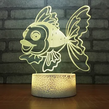Kūrybos Golden Dragon Naktį Lempos Specialybės Šaltinis 3D Led Nakties Šviesos Pažangių Elektroninių Dovanų 3d Šviesos Armatūra