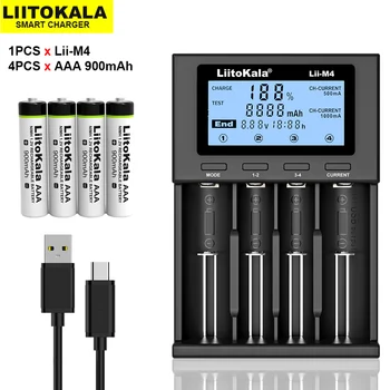 LiitoKala Lii-M4 18650 li ion baterija, 