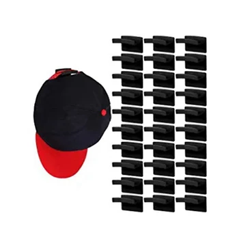Lipnios Skrybėlę Kabliukai Ant Sienos (30 Pak) - Minimalistinis Hat Rack Dizainas, Nr. Gręžimo, Strong Hold Skrybėlių Kabyklos Už Spinta