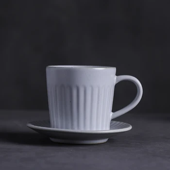 LUWU keraminės kavos puodelis su lėkštutes kinų arbatos puodelių rinkinį drinkware 190ml