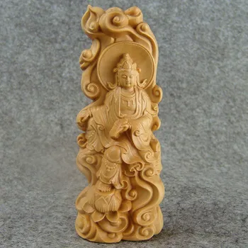 Medinių Amatų Vertus Vienetų Boxwood Confort Avalokitešvara Taikos Simbolis Didmeninės Kainos Namo Automobilių Budistų Papuošalai