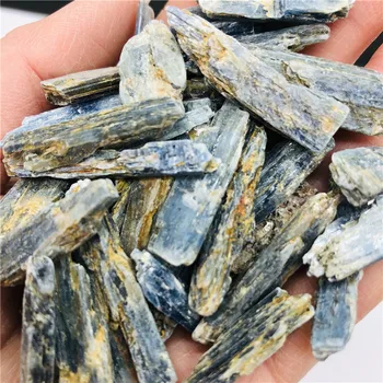 Natūralių Neapdorotų Mėlyna Kianitas Žetonų Stick Raw Kristalų Rockstone Žvyro Mineralinių Pavyzdys Reiki Gydymo Akmenys Žuvų Bakas Dekoras