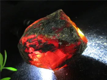 Natūralus Raudonųjų Kraujo Gintaro Mineralų, Akmenų Perot Kraujo Crystal Rock Egzempliorių Mellite Noneystone Žaliavas