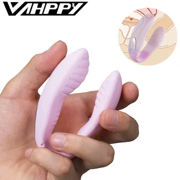 Naujas 10 Greitį Clit Vibratorius U Tipo Erotiniai Klitorio Stimuliatorius G Spot Vibracijos Sekso Žaislas Moterims Masturbator USB Moterų Massager