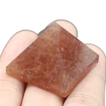 Naujas, 100% Natūralus Braškių crystal Piramidės Kvarco Gydymo Akmuo Chakra Reiki Kristalų Taško Namų Puošybai Amatų Perlas 1PC