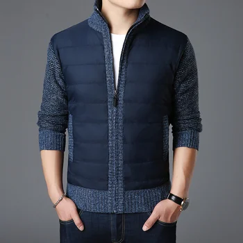 Naujas 2023 Mados Prekės Ženklo Megztiniai Mens Megztinis Storas Slim Fit Džemperiai Trikotažas Užtrauktukas, Šiltas Žiemą Korėjos Stiliaus Atsitiktinis Vyrų Drabužiai