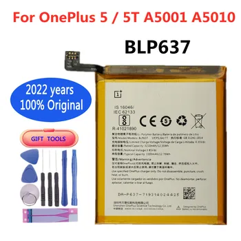 Naujas 3300mAh Originalią Bateriją Už OnePlus 5 A5001 OnePlus 5T A5010 BLP637 Originali mobiliojo Telefono Bateriją, Su Įrankiais