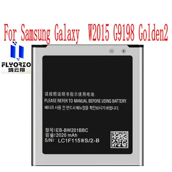 Naujas Aukštos Kokybės 2020mAh EB-BW201BBC Baterijos Samsung Galaxy W2015 G9198 Golden2 Mobilusis Telefonas