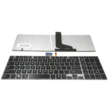 Naujo Nešiojamojo kompiuterio Klaviatūra Toshiba Satellite C850 C855 C870 C875 C875D L850 L855 L870 L870D L875 L950 Serijos Black Apšvietimu