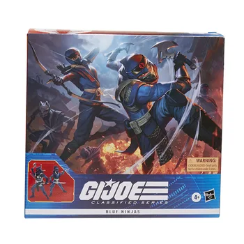 Originalus G. I. Joe Klasifikuojamos Serijos 6-Inch Blue Ninjas 2 Pak Veiksmų Skaičius, Modelį, Kolekcines, Žaislų Gimtadienio Dovana